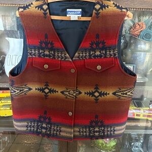 Vintage wool Pendleton vest size 12